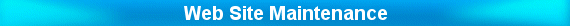 Web Site Maintenance